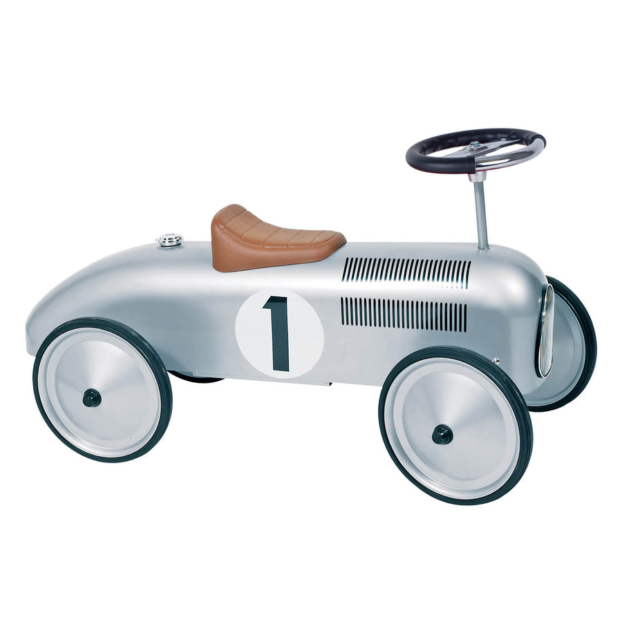 Goki Auto Guralica za djecu Retro Srebrni