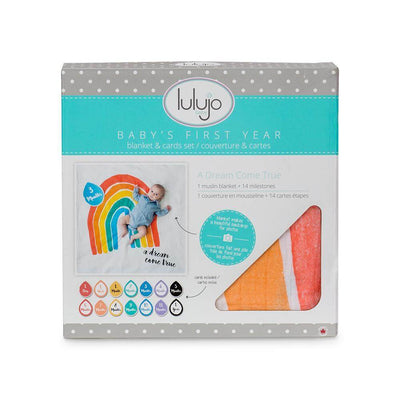 Lulujo prva godina set dekica i kartice A Dream Come True pakiranje - BabyLaura