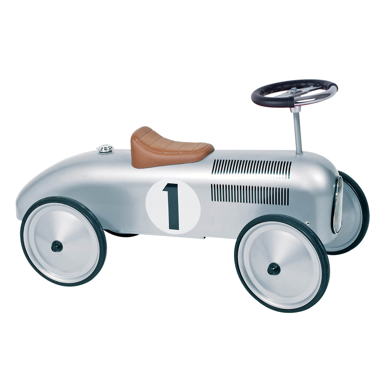 Goki Auto Guralica za djecu Retro Srebrni