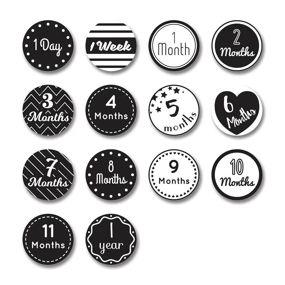 Lulujo prva godina set dekica i kartice Loved Beyond Measure - samo kartice - BabyLaura