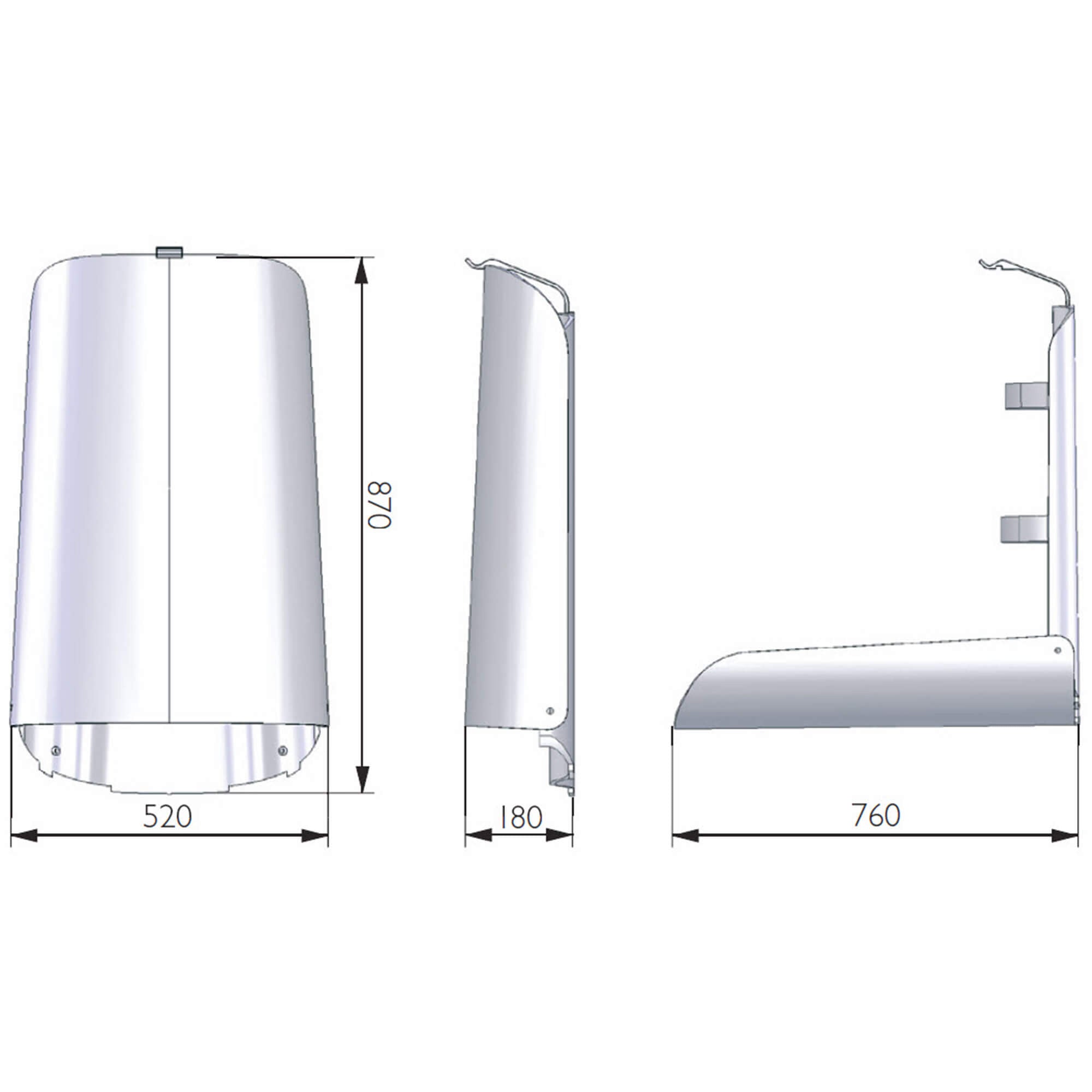 byBO® design Nathi zidna prematalica Orah dimenzije - BabyLaura