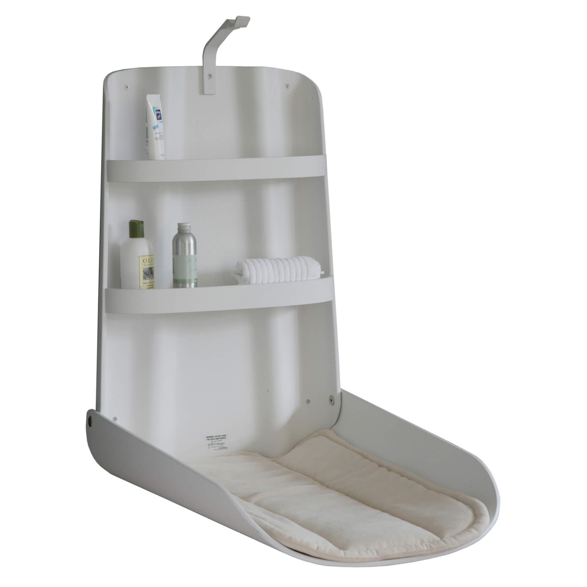 byBO® design Nathi zidna prematalica Bijela otvorena - BabyLaura