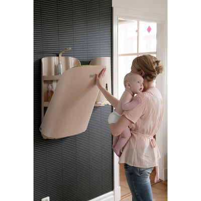 byBO® design Nathi zidna prematalica Natur zatvorena sa držačem pelena - BabyLaura