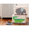 3 Sprouts sanduk za igračke Slon Krokodil - BabyLaura