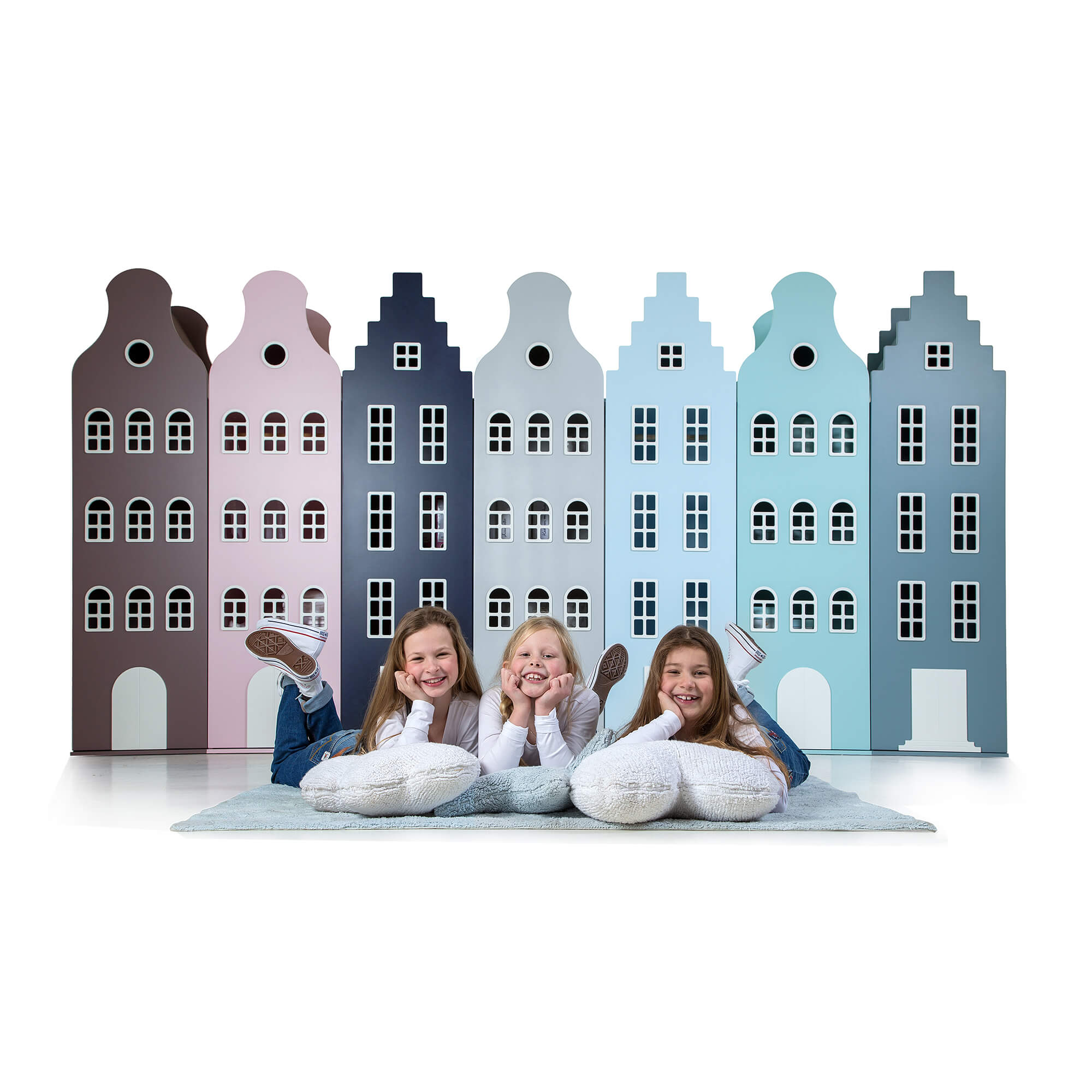 This is Dutch Kast van een Huis® Amsterdam ormari razne boje sa djecom - BabyLaura