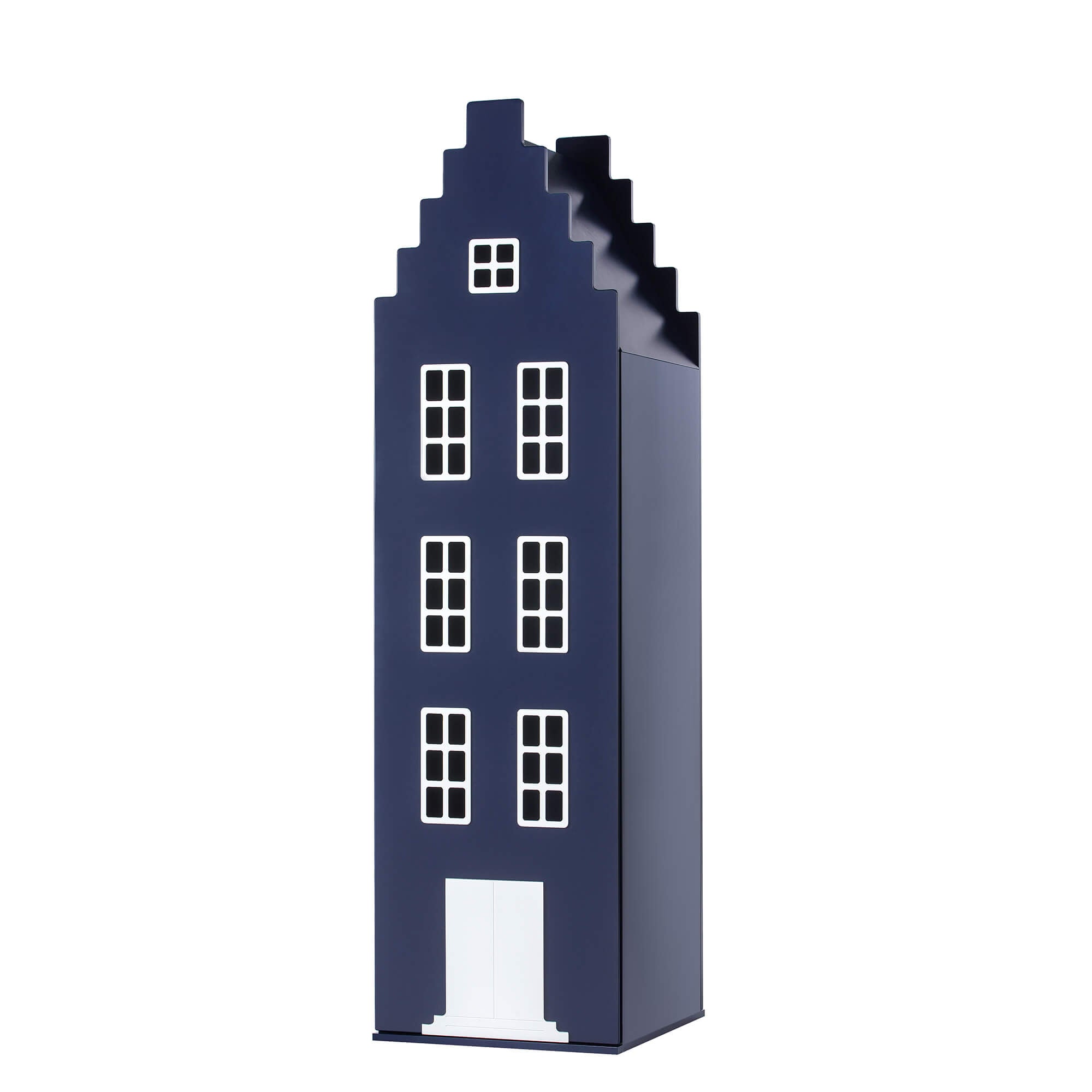 This is Dutch Kast van een Huis® Amsterdam ormar noćno plavi stepenice zatvoren - BabyLaura