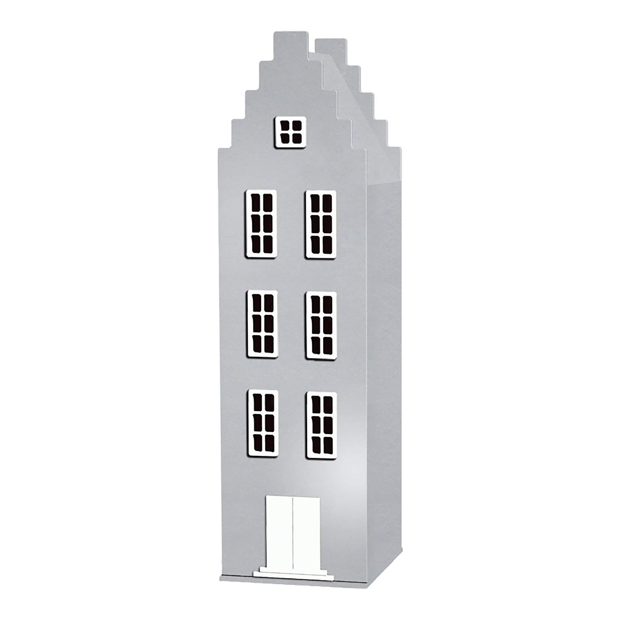 This is Dutch Kast van een Huis® Amsterdam ormar srebrni stepenice zatvoren - BabyLaura