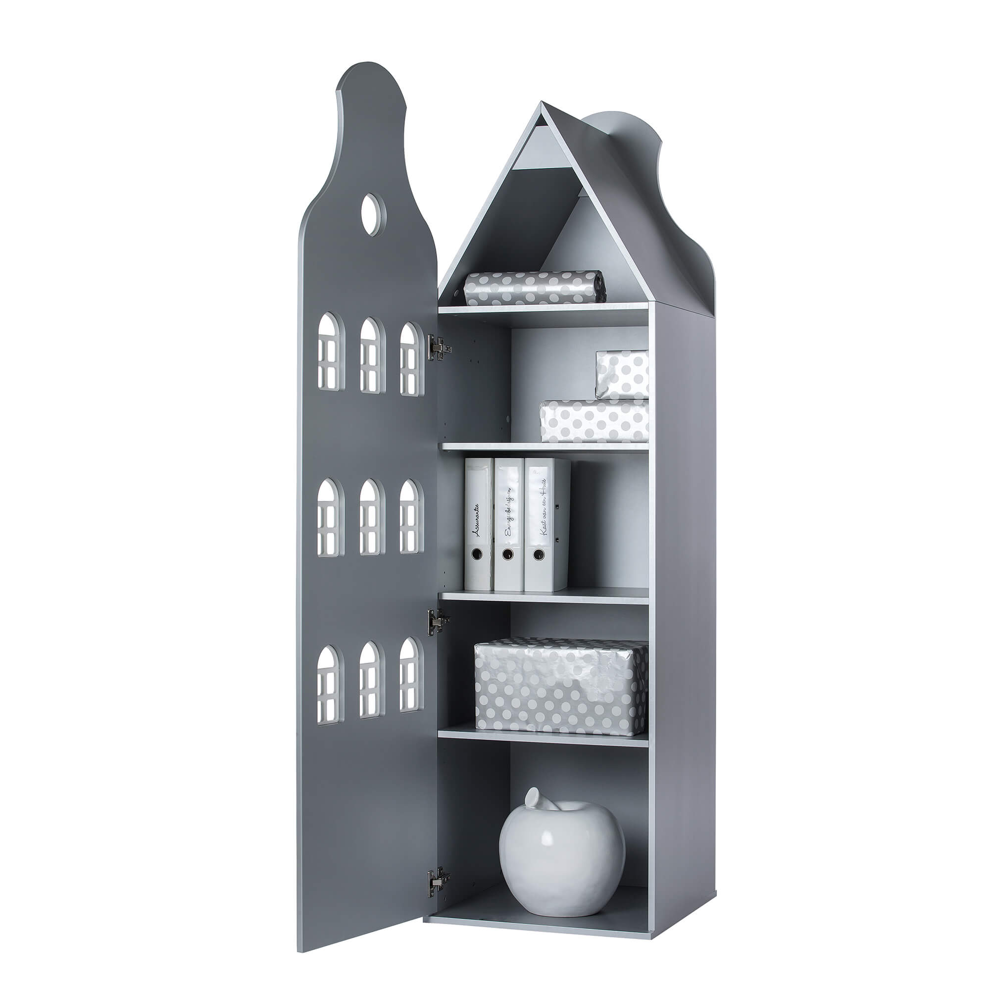 This is Dutch Kast van een Huis® Amsterdam ormar srebrni zvono otvoren - BabyLaura